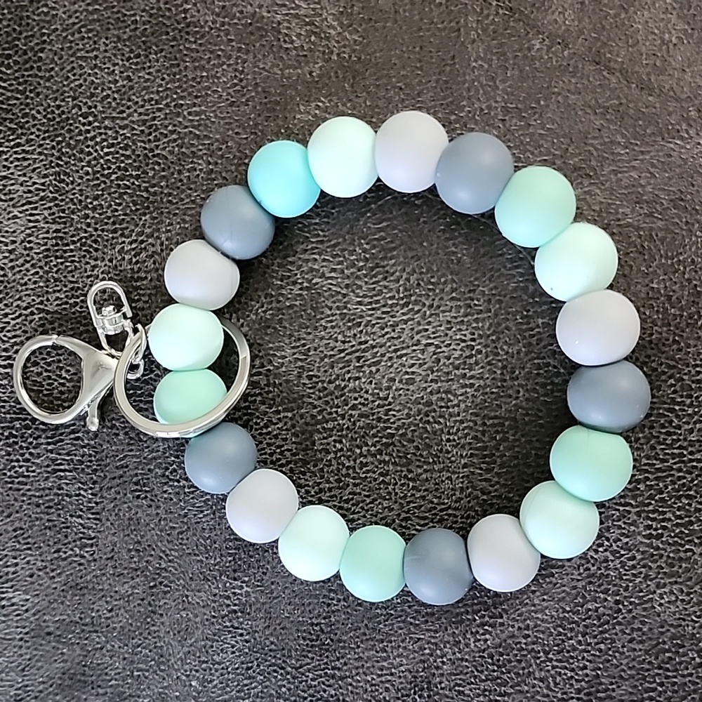 Silicone bead Keychain